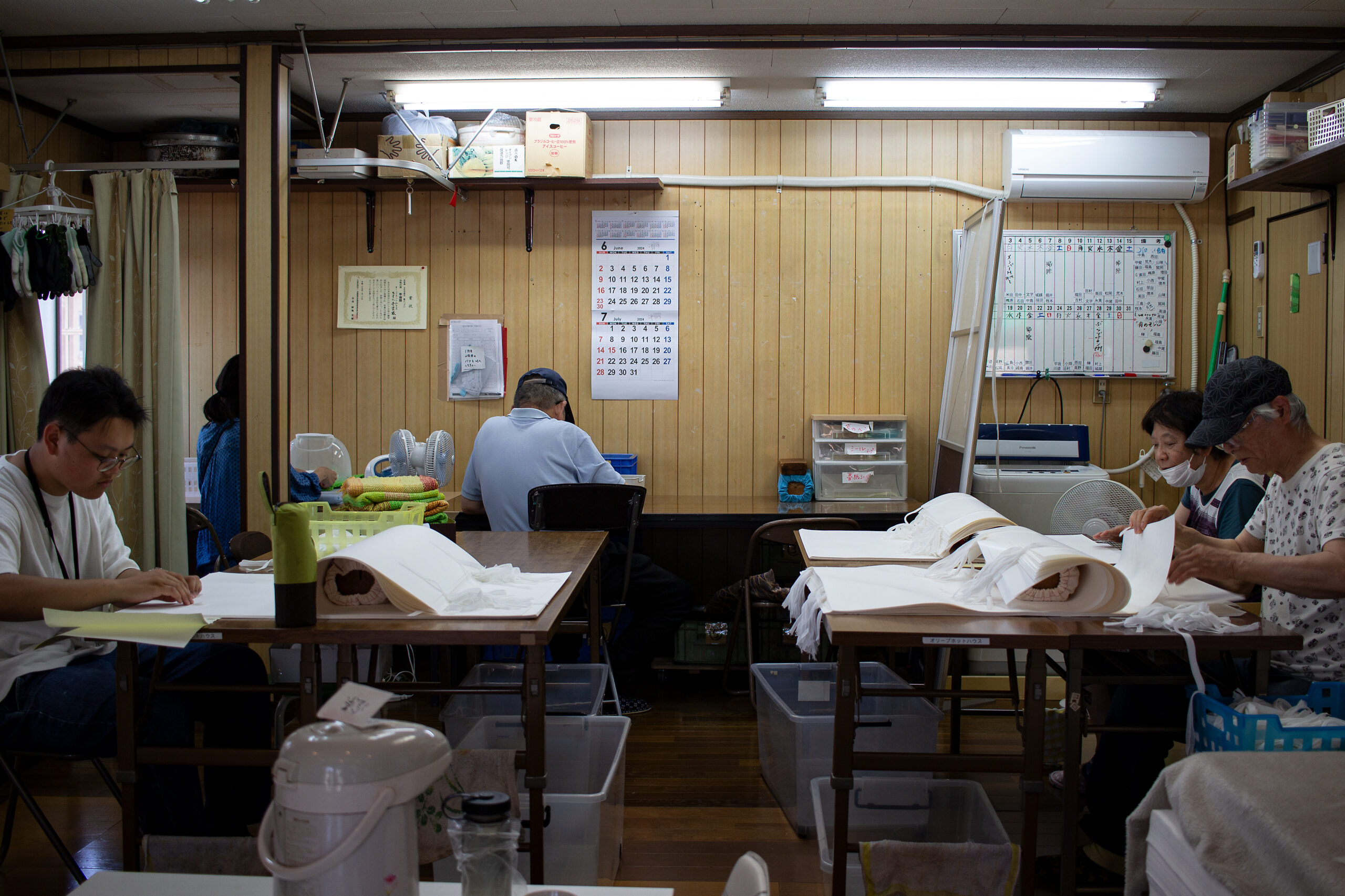 作業をする人の写真